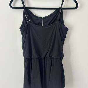 Aqua Green Black Swim Playsuit Size Small